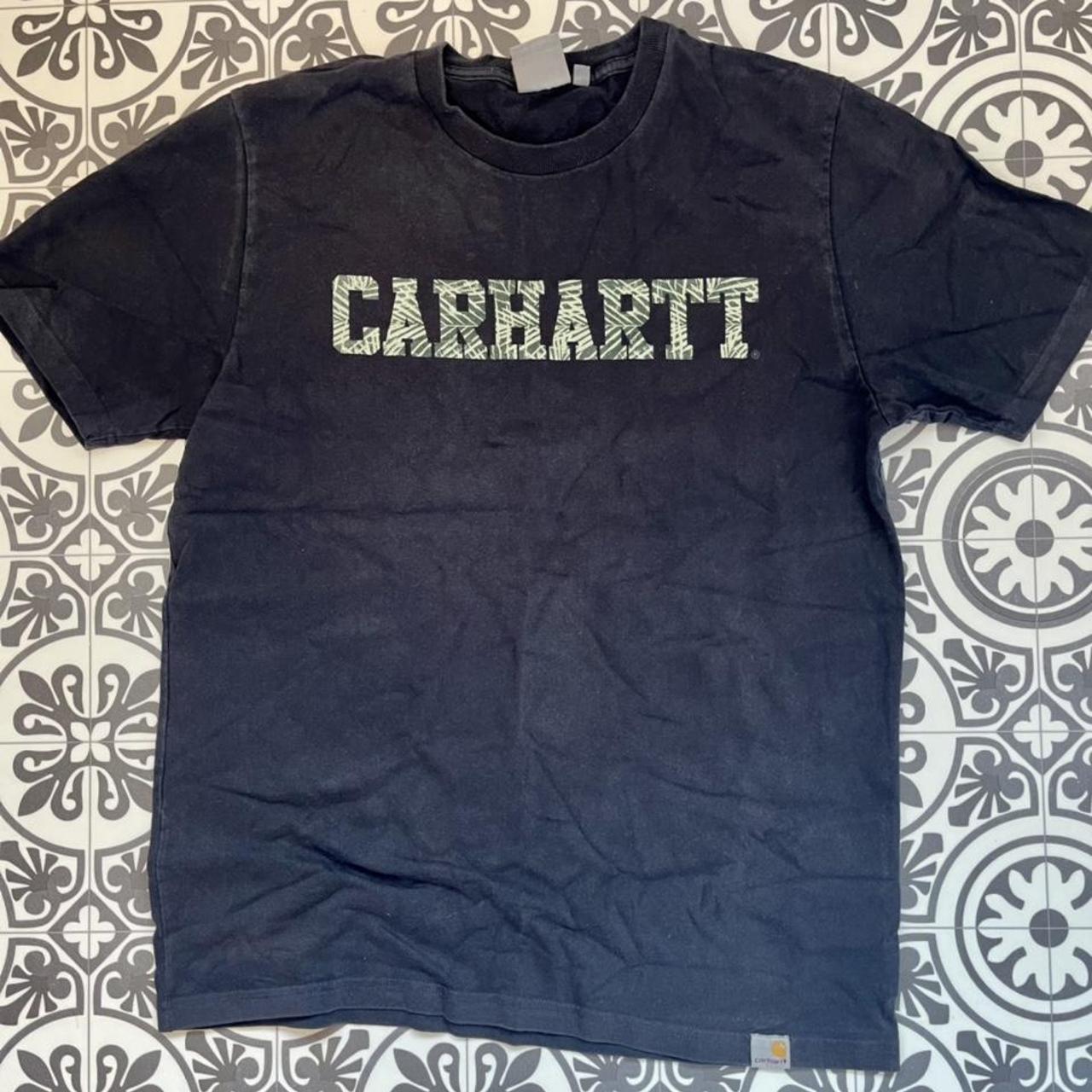 Carhartt t shirt in size medium. Condition does show... - Depop