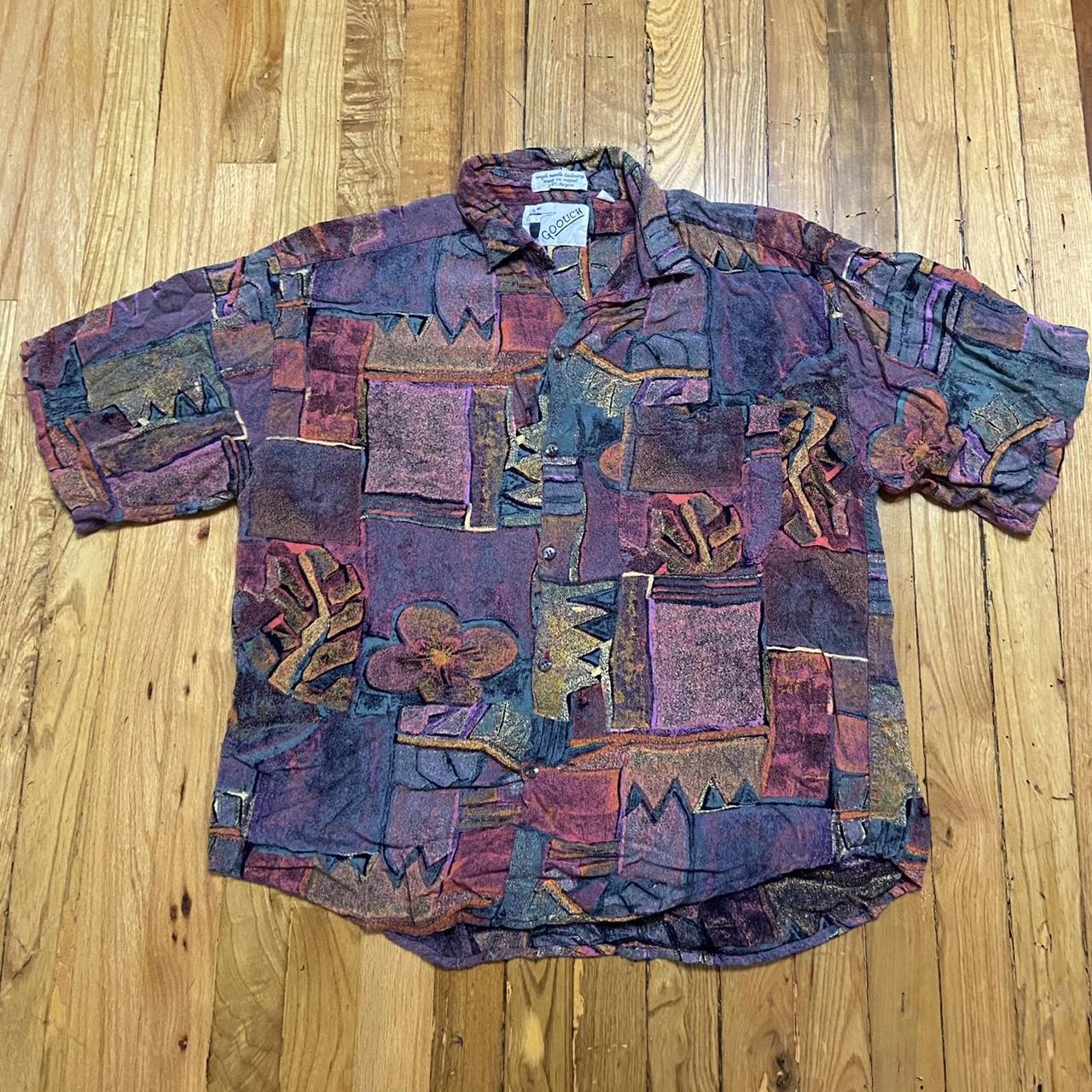 送料無料 いつまで button Goouch Vintage up Depop | The shirt. Rayon floral トップス