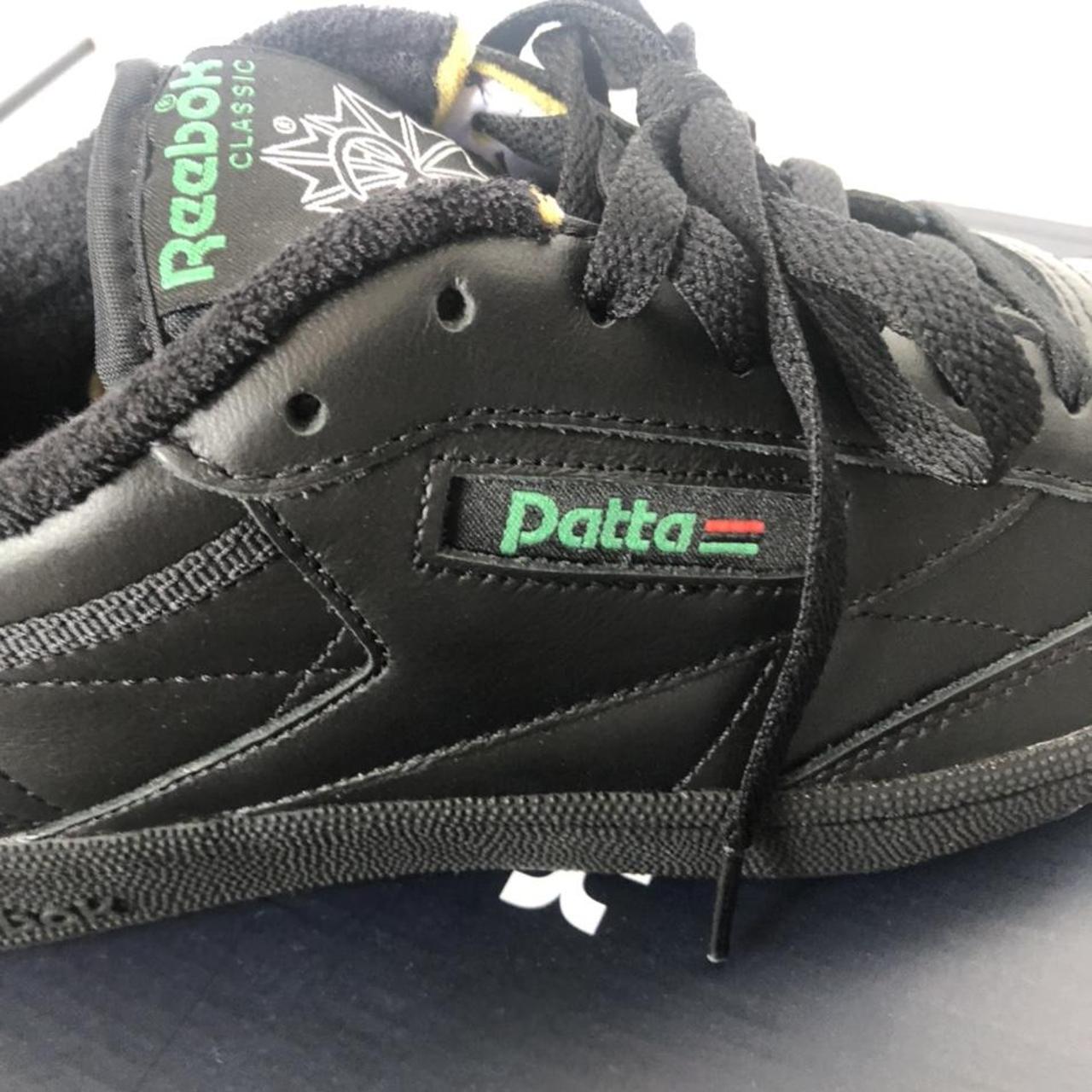 patta reebok black