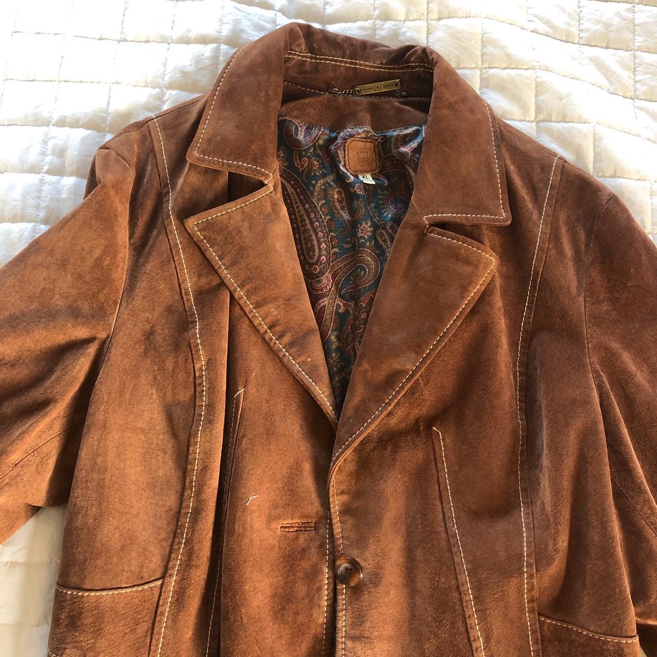 Wilson’s Leather Men's Tan and Brown Jacket