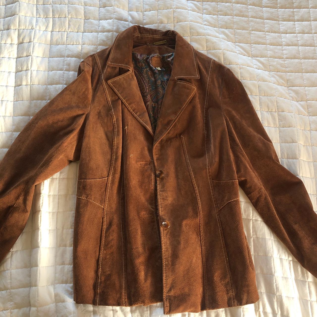 Wilson’s Leather Men's Tan and Brown Jacket (2)