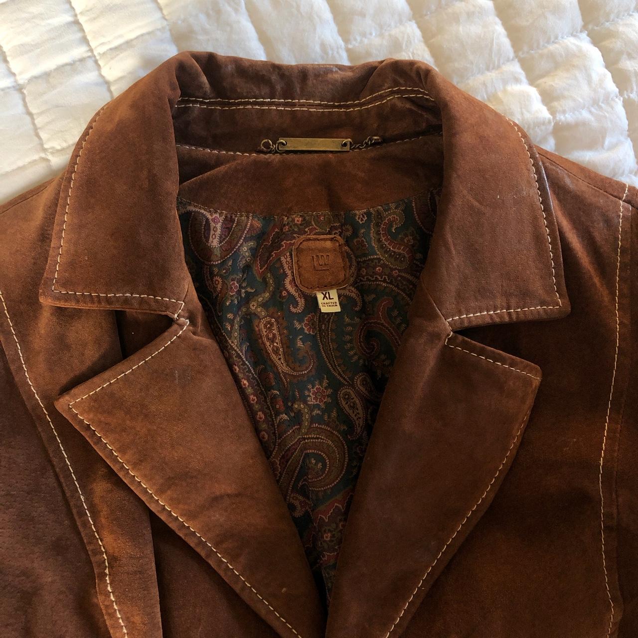 Wilson’s Leather Men's Tan and Brown Jacket (4)