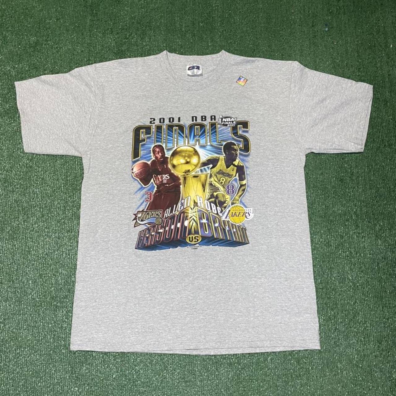 Vintage 2001 Lakers Kobe Bryant Championships T-Shirt