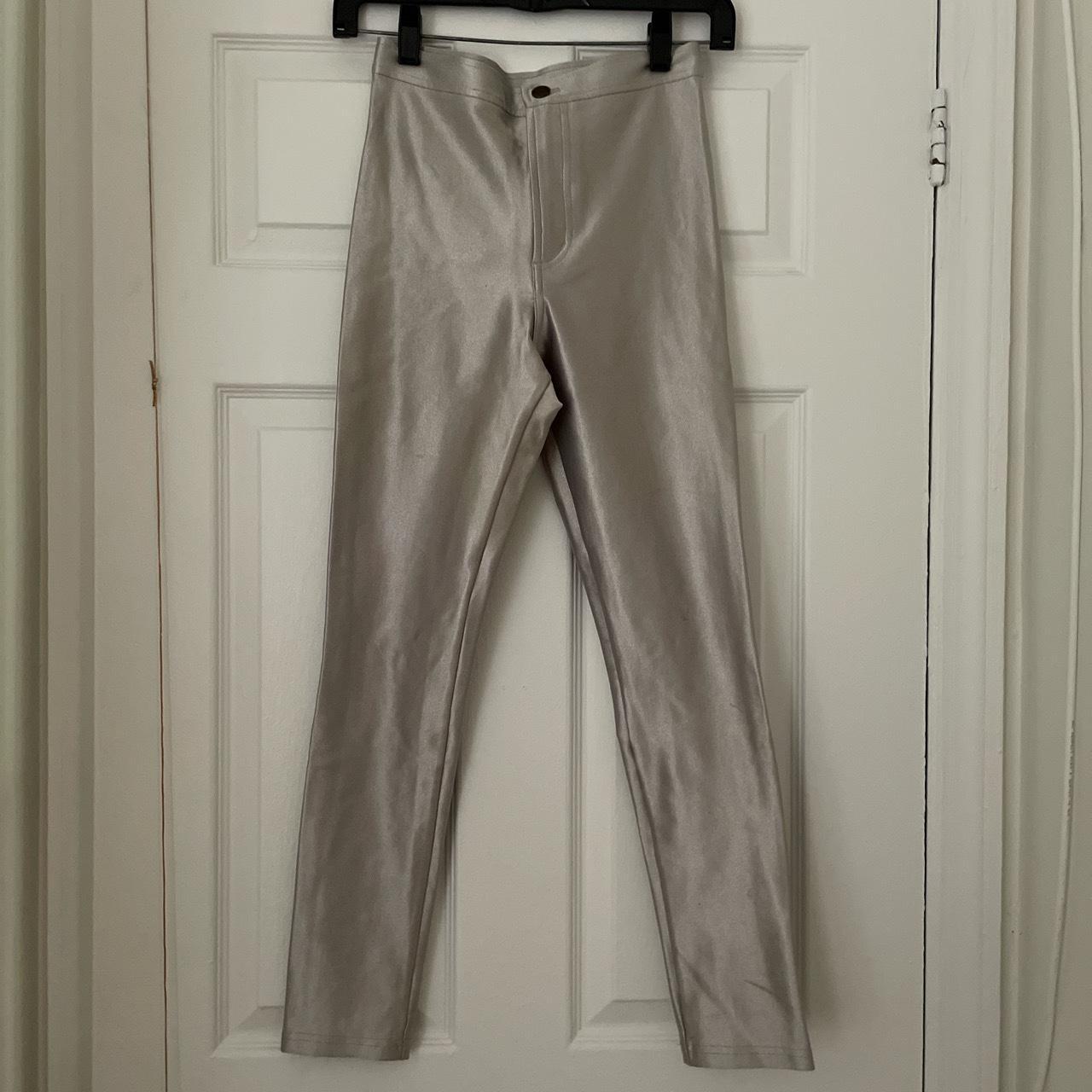 American Apparel Silver Disco Pants OG vintage AA... Depop