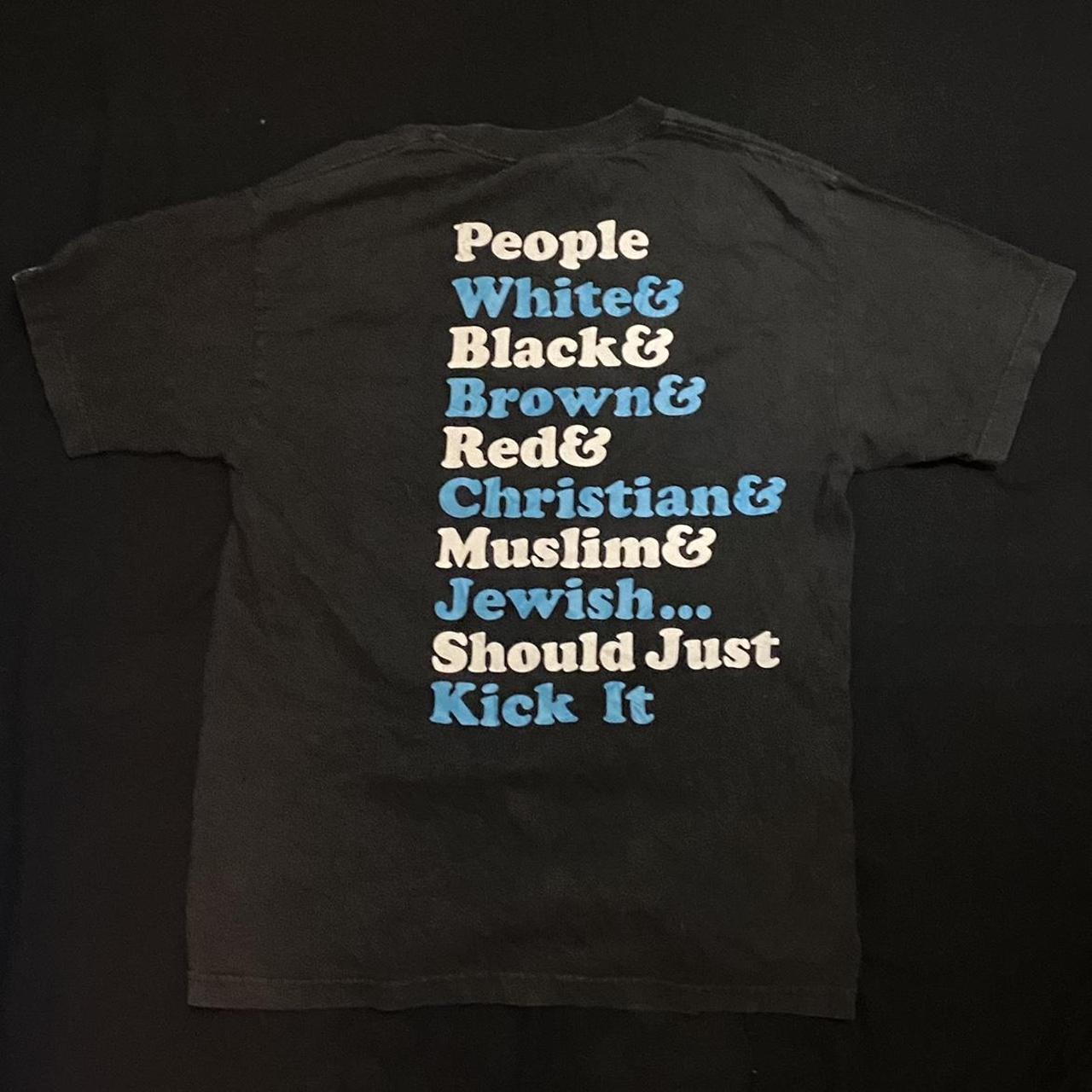 Vintage S/M all together people anti racism graphic... - Depop