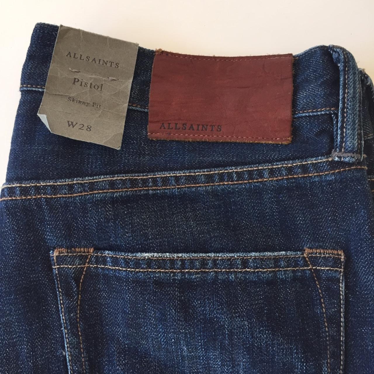 AllSaints Men's Blue Jeans | Depop