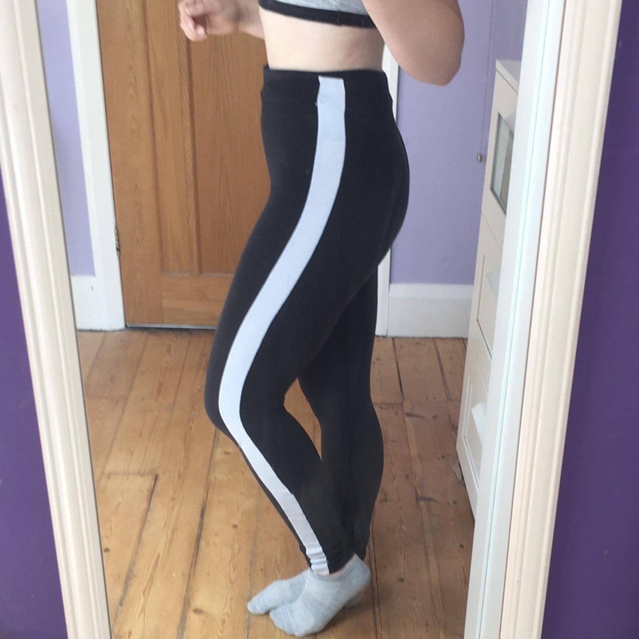 H&m side stripe leggings sale