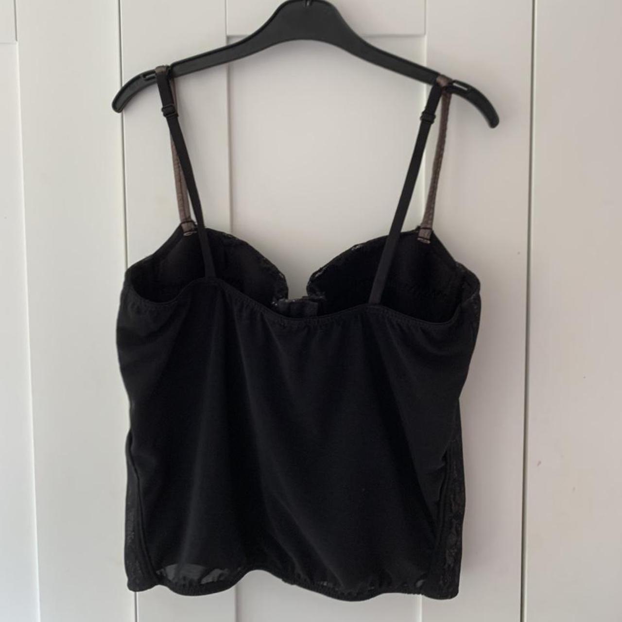 Women's Black and Pink Corset | Depop