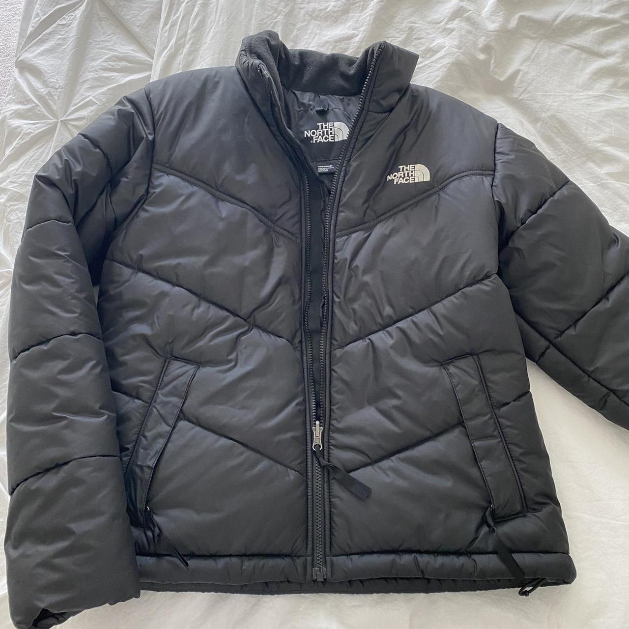 The North Face black puffer jacket/coat. Mens size... - Depop