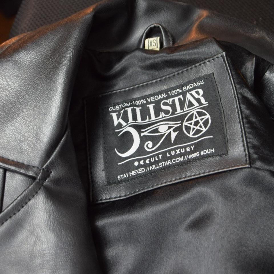 Killstar vegan leather on sale jacket