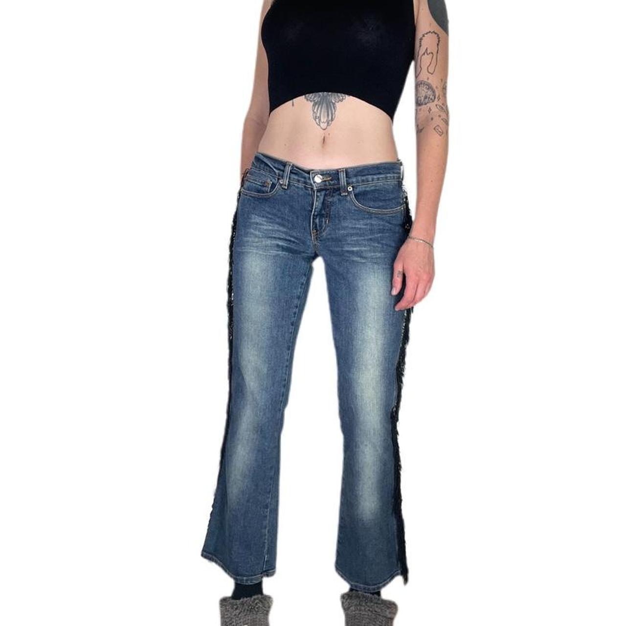 vintage bebe bootcut jeans ⚡️ 90s/Y2K ⚡️ medium denim... Depop