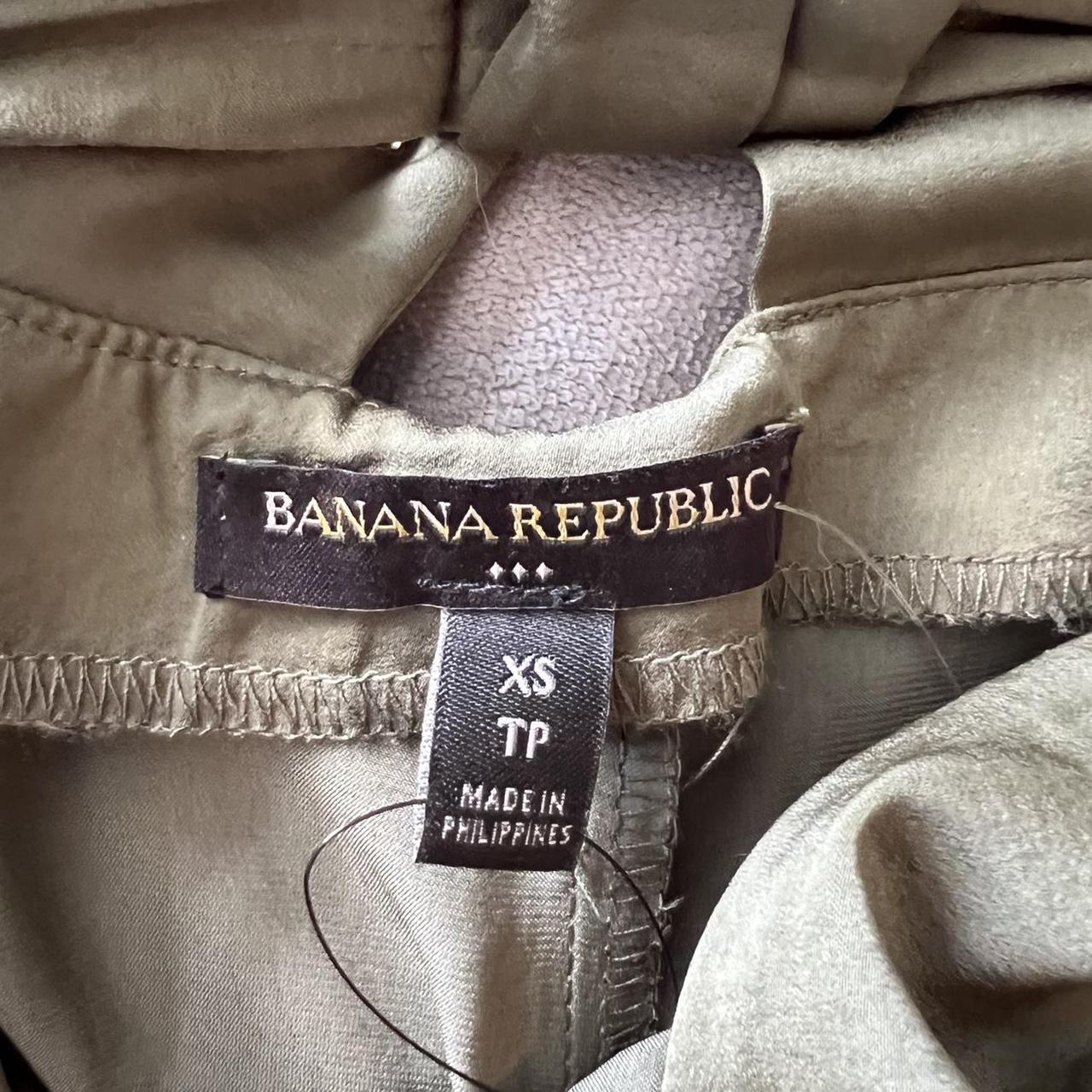 banana republic olive green dress