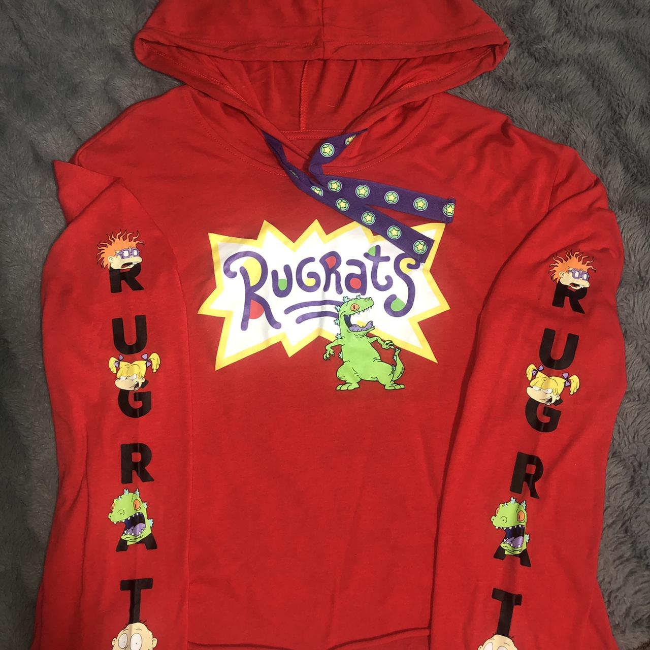 Red Rugrats Soft Cropped Hoodie Never Worn Still Has