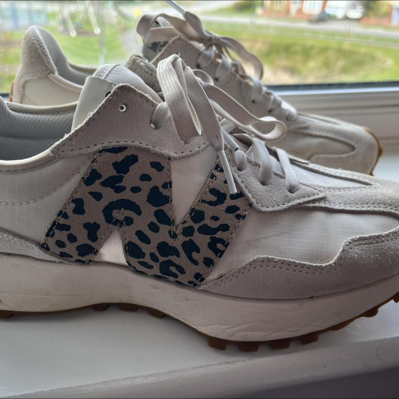 New Balance 327 moonbeam leopard Originally bought... - Depop