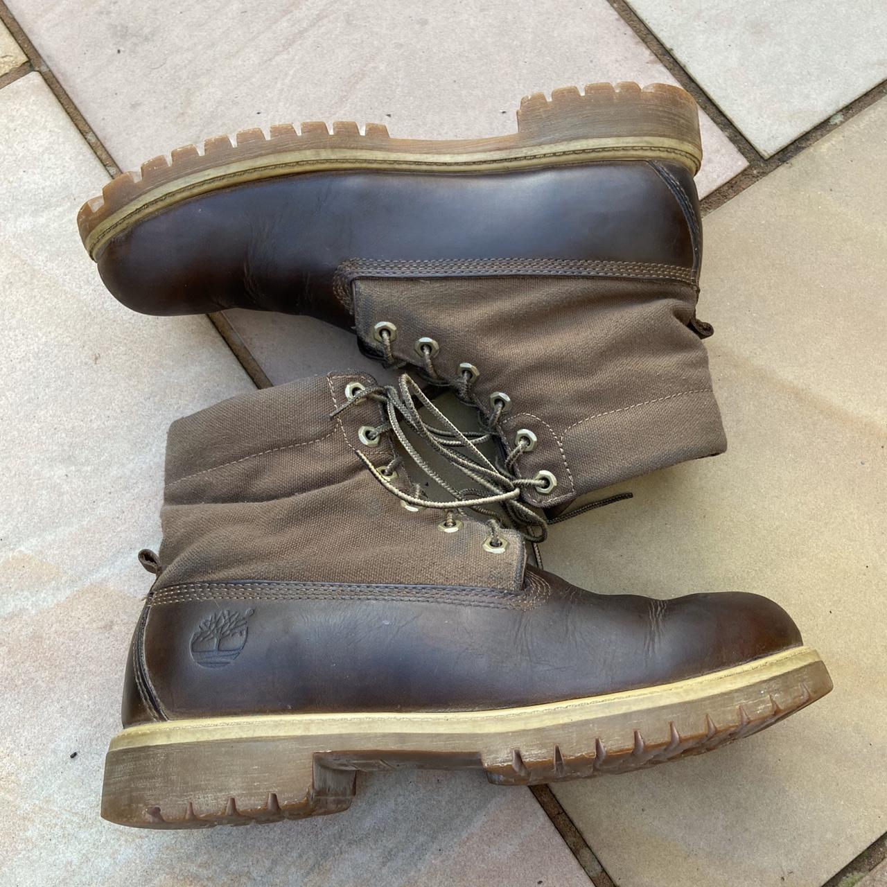 Men’s Timberland 6 inch boots which have been worn... - Depop