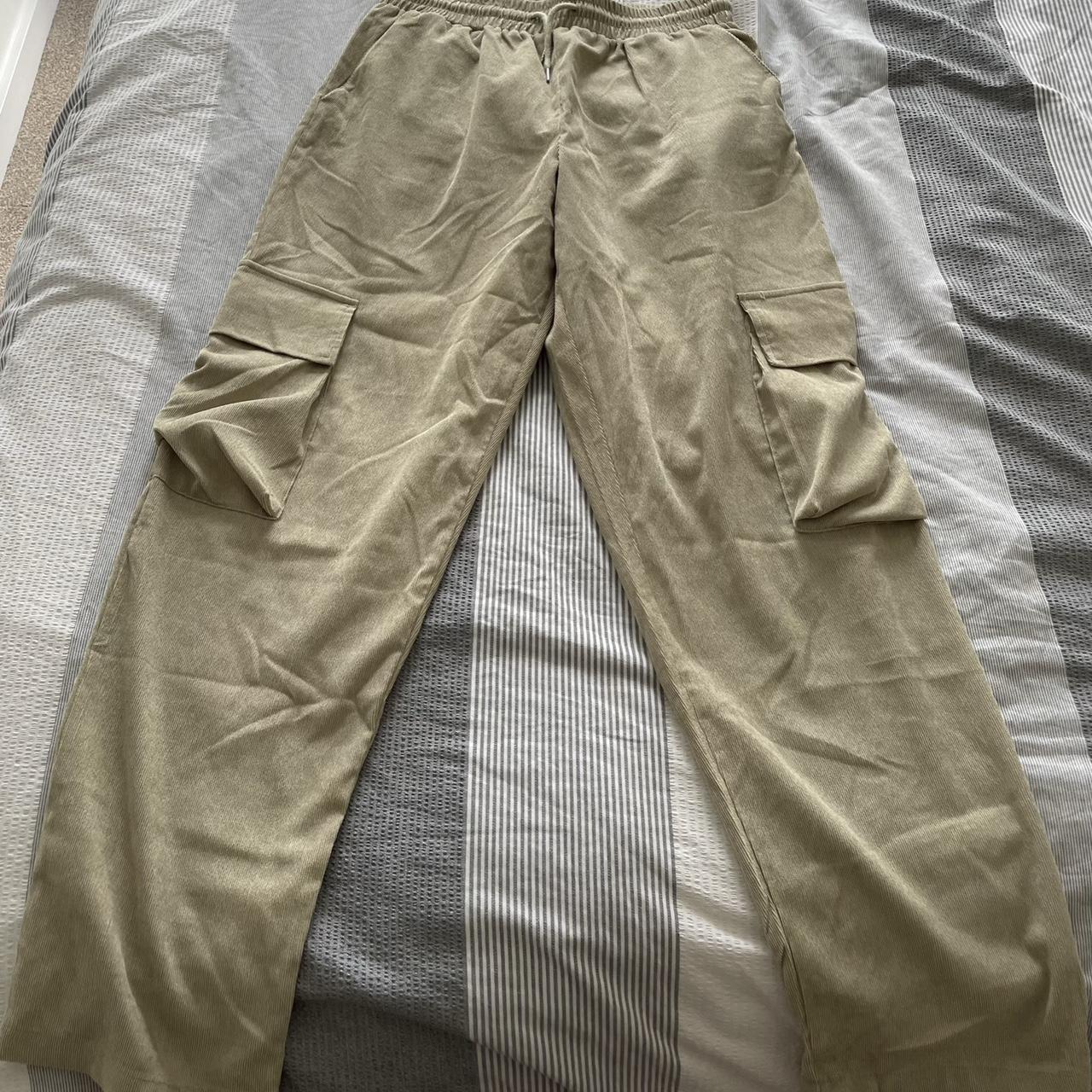 ASOS design baggy cord trousers in beige Only worn a... - Depop