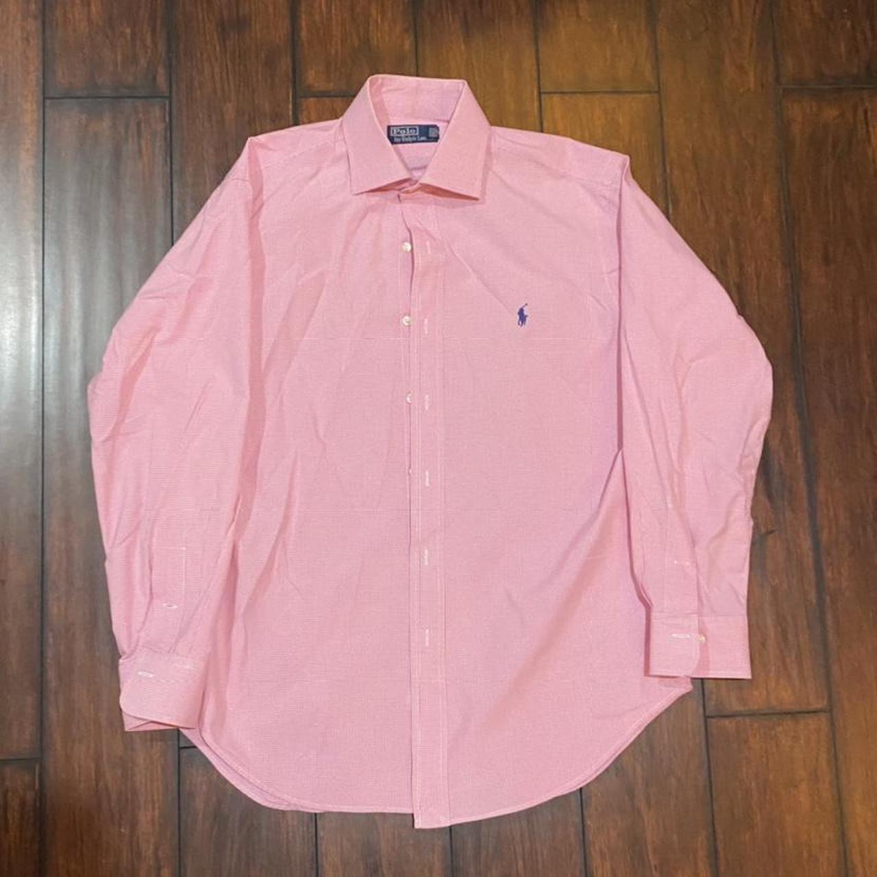 Ralph Lauren Men's Pink Poloshirts Depop