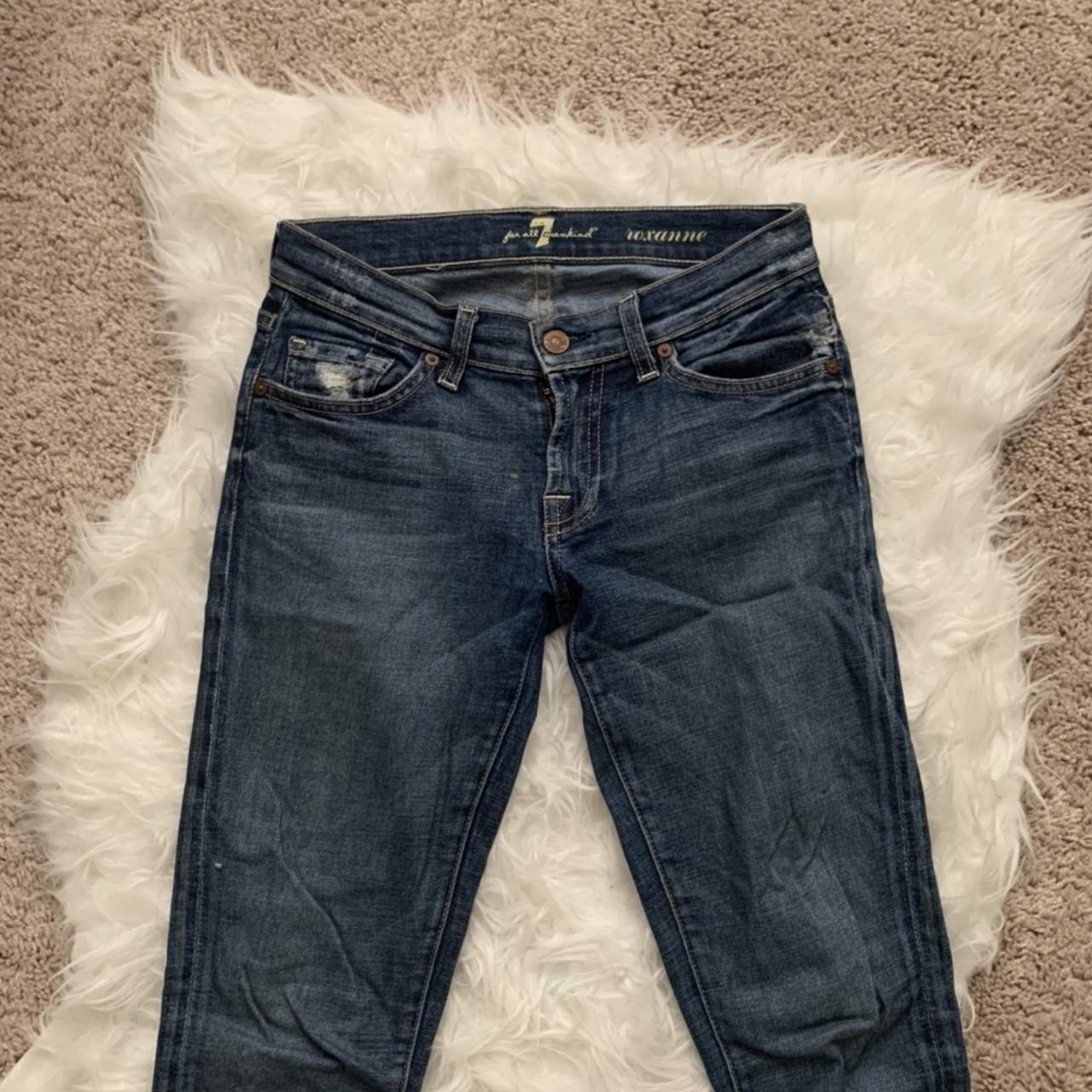 SOLD 7 For All ManKind Skinny Jeans 🌸very good... - Depop