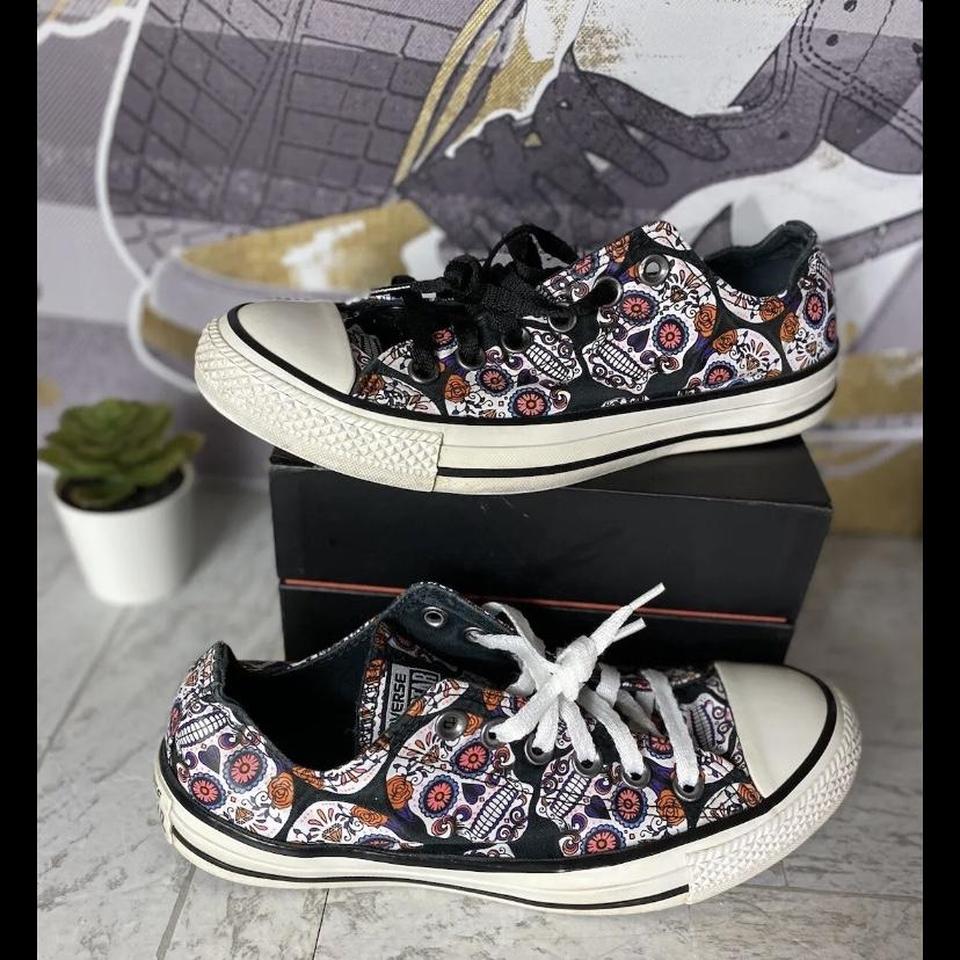 sugar skull converse