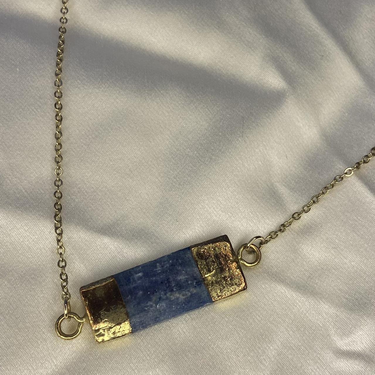 Product Image 2 - Gold chain blue stone pendant