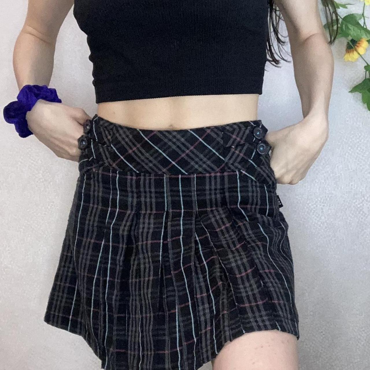 Sexy plaid pleated mini skirt! Size small Brand//... - Depop