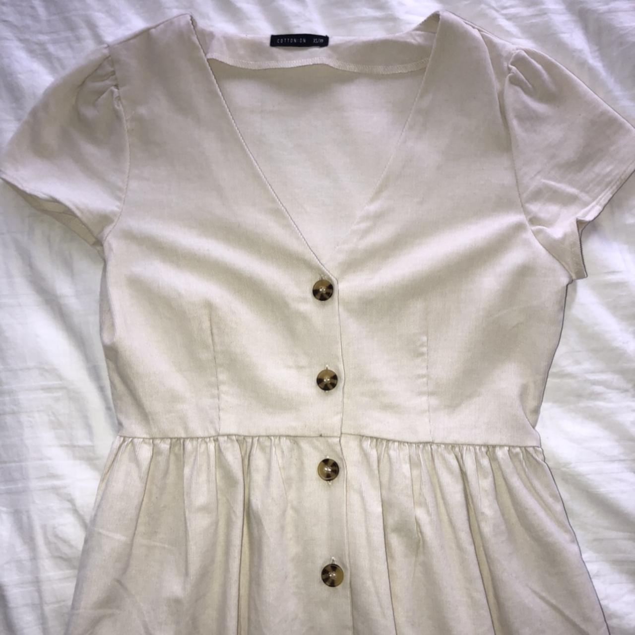 Corduroy mini Dress XS Worn once! Perfect condition... - Depop