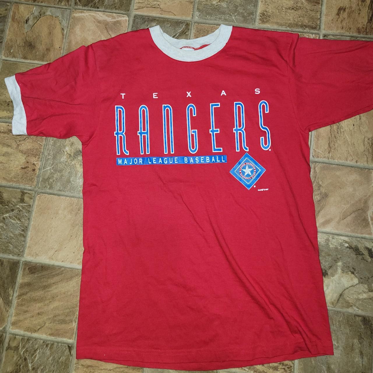 Vintage Texas Rangers Shirt Vintage grey Texas - Depop