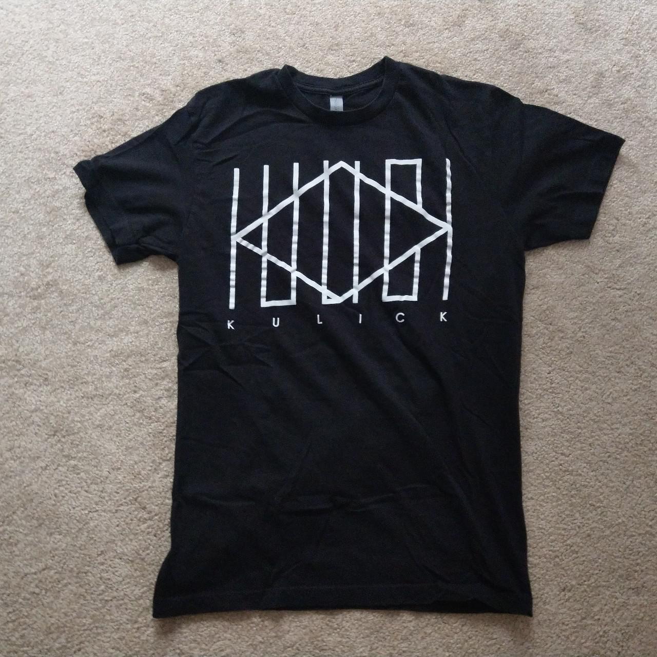 Kulick black and white logo shirt. Men's small.... - Depop