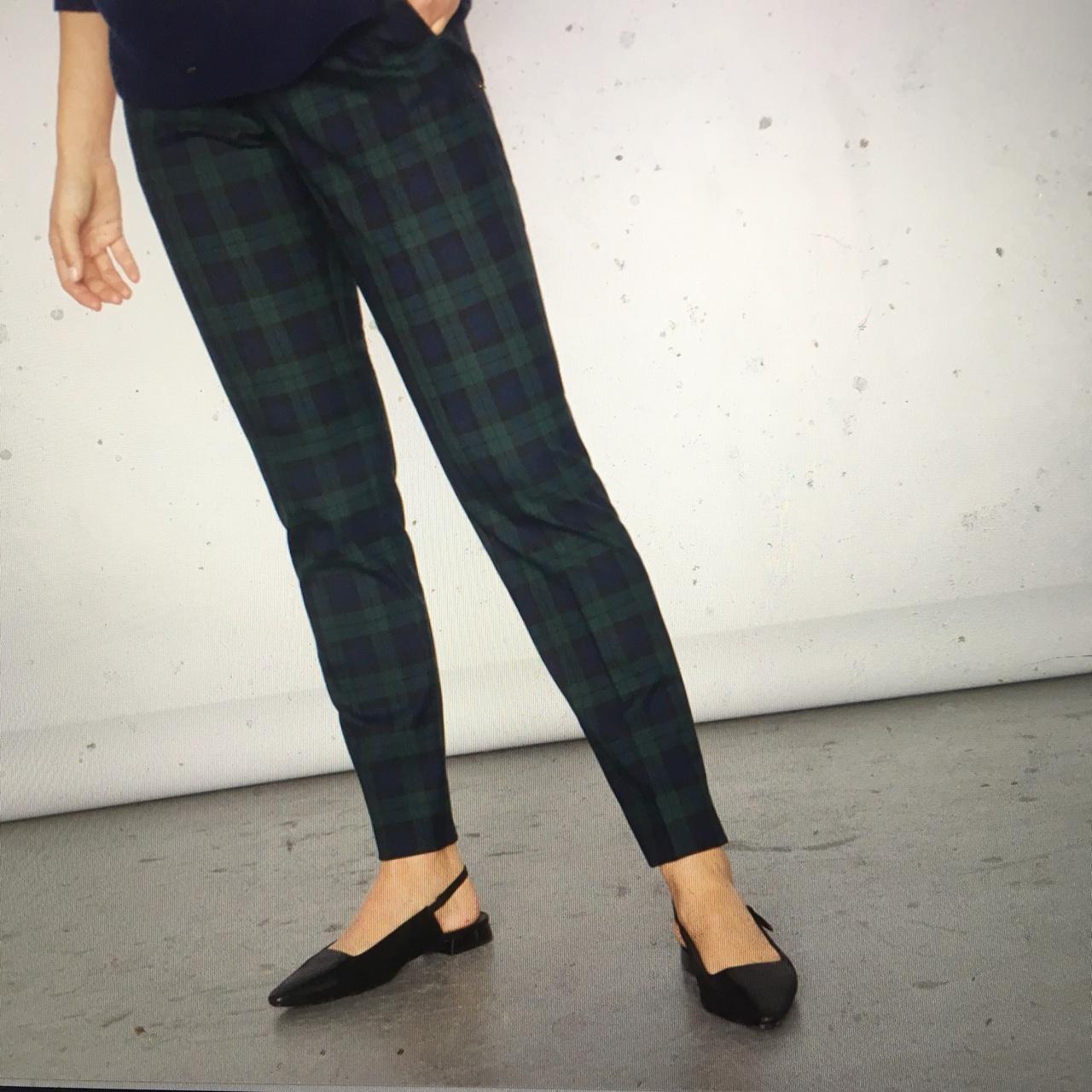 White Capri check-print wide-leg cotton-poplin trousers | Emilia Wickstead  | MATCHES UK