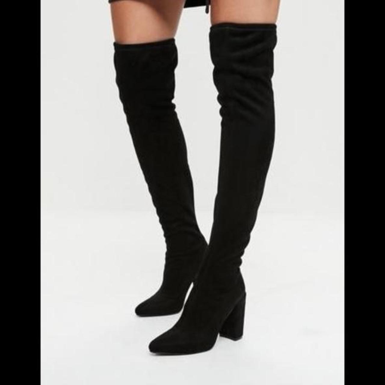 Missguided over sale the knee boots