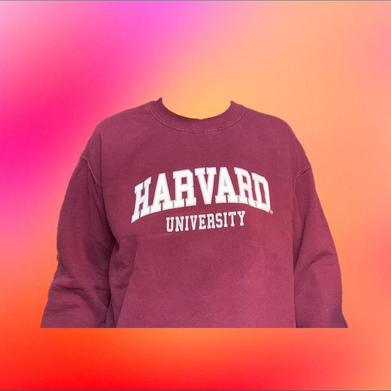 Burgundy discount harvard sweatshirt