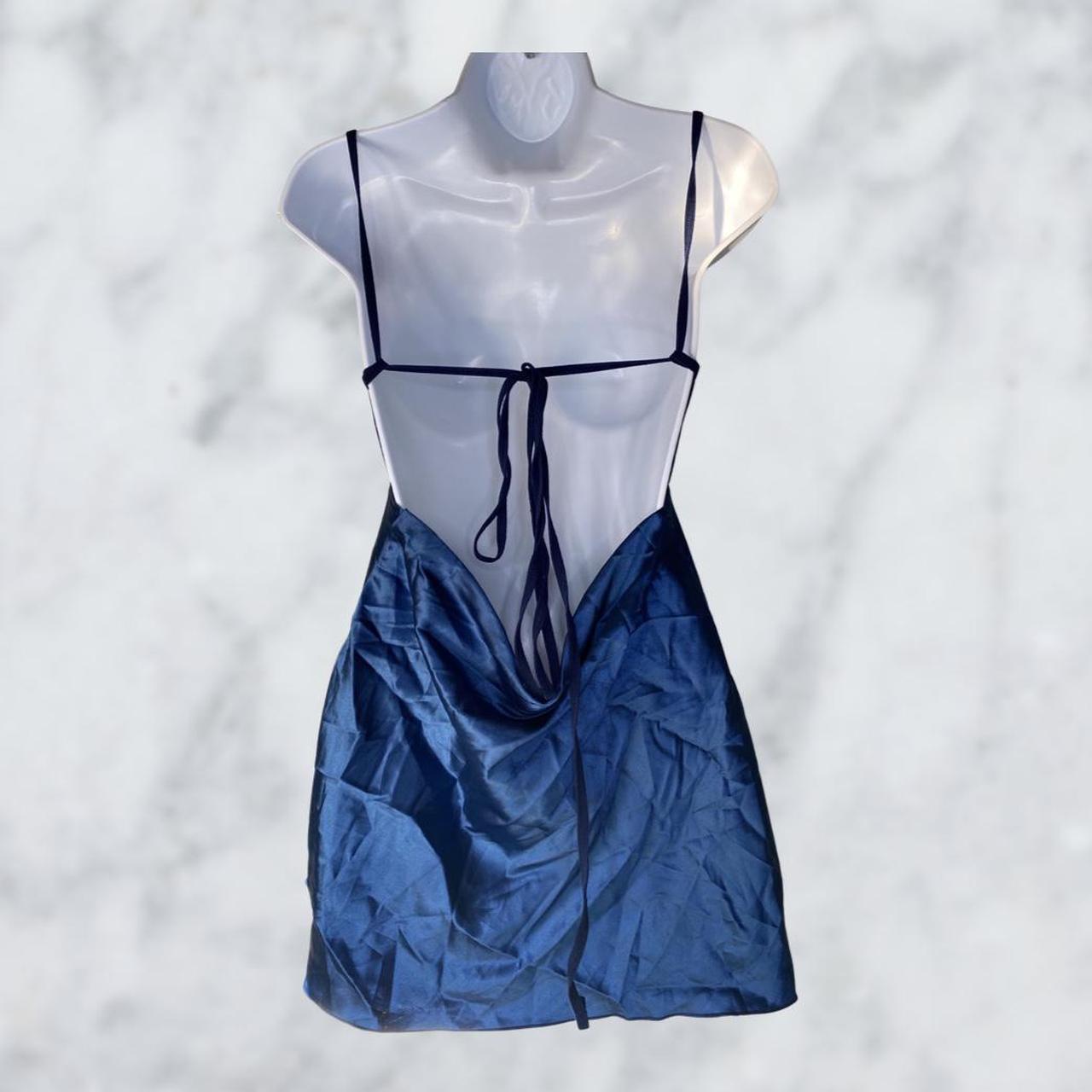 SHEIN Women's Blue Dress | Depop