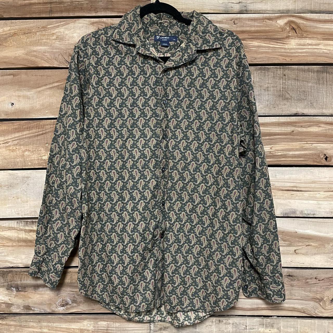 Product Image 1 - Cremieux
Green
Good condition
Size large
All-over print shirt,