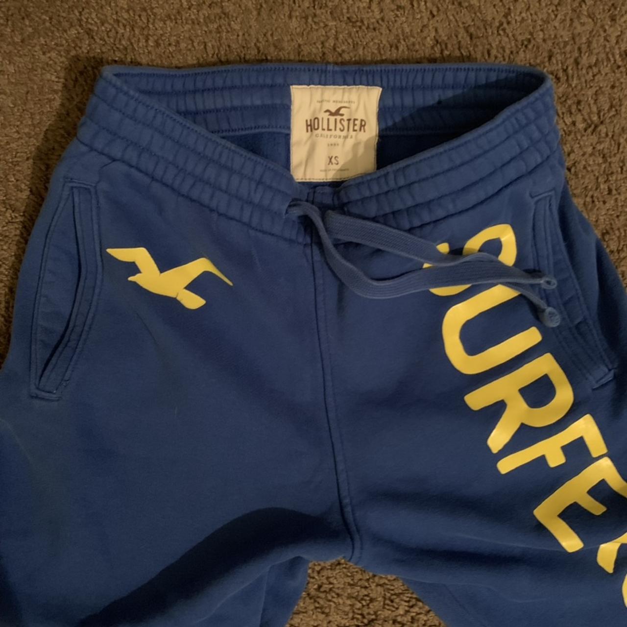 Yellow 2024 hollister sweatpants