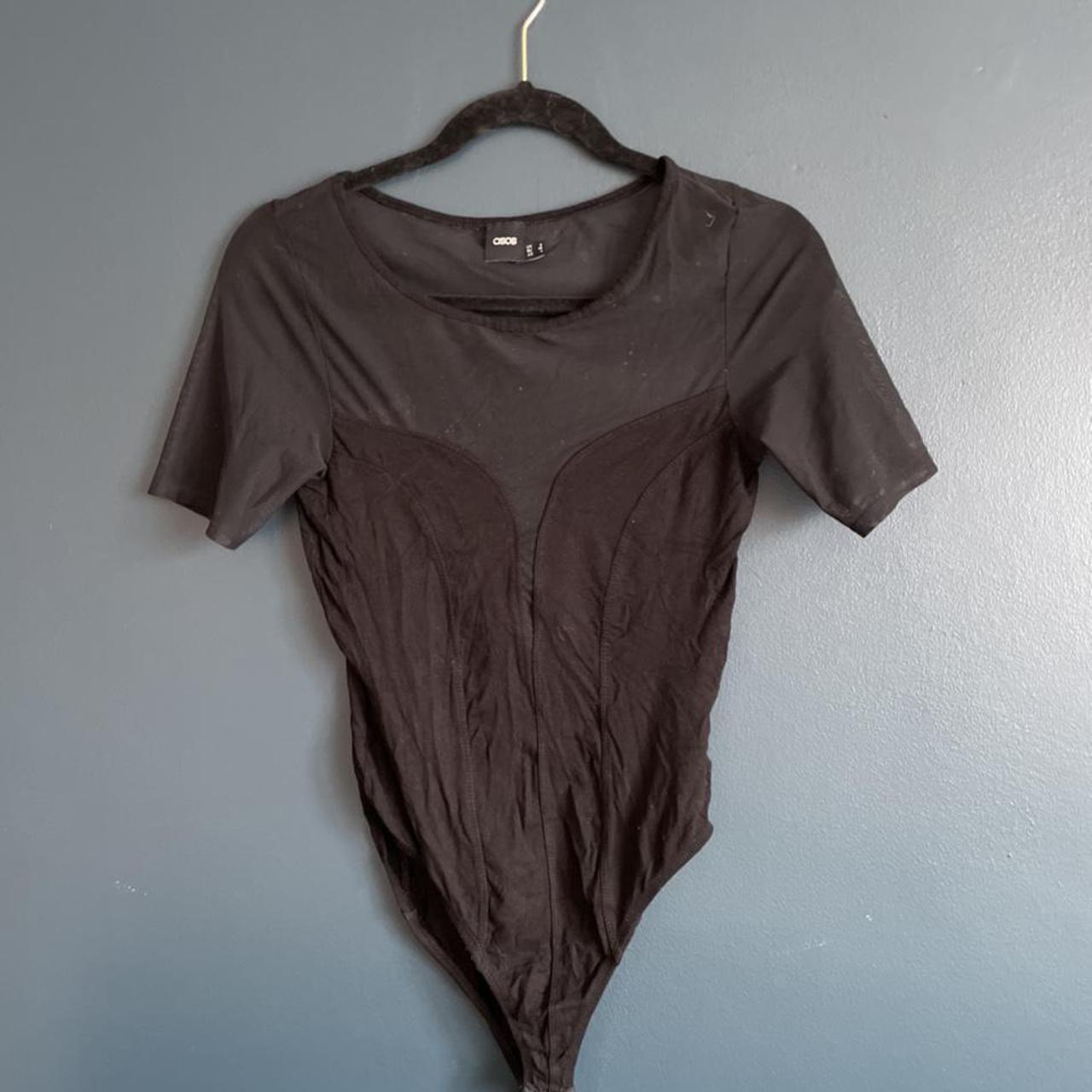 Sheer bodysuit Good condition - Depop