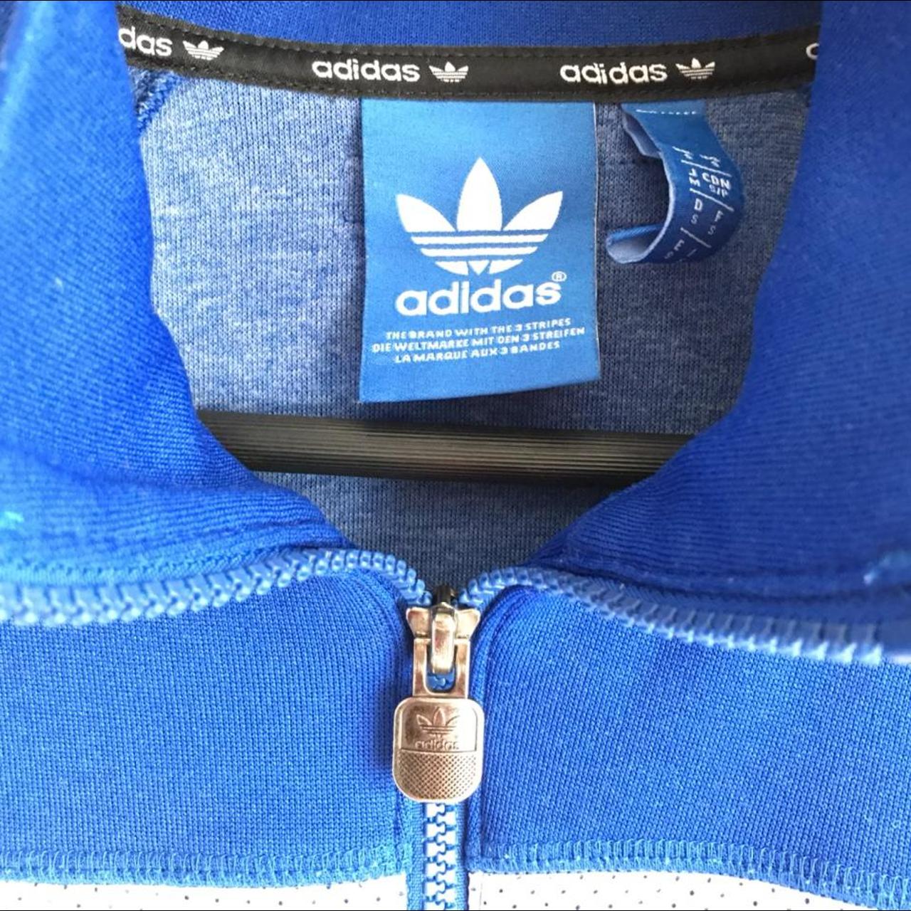 Adidas Originals Men's Blue Jacket | Depop