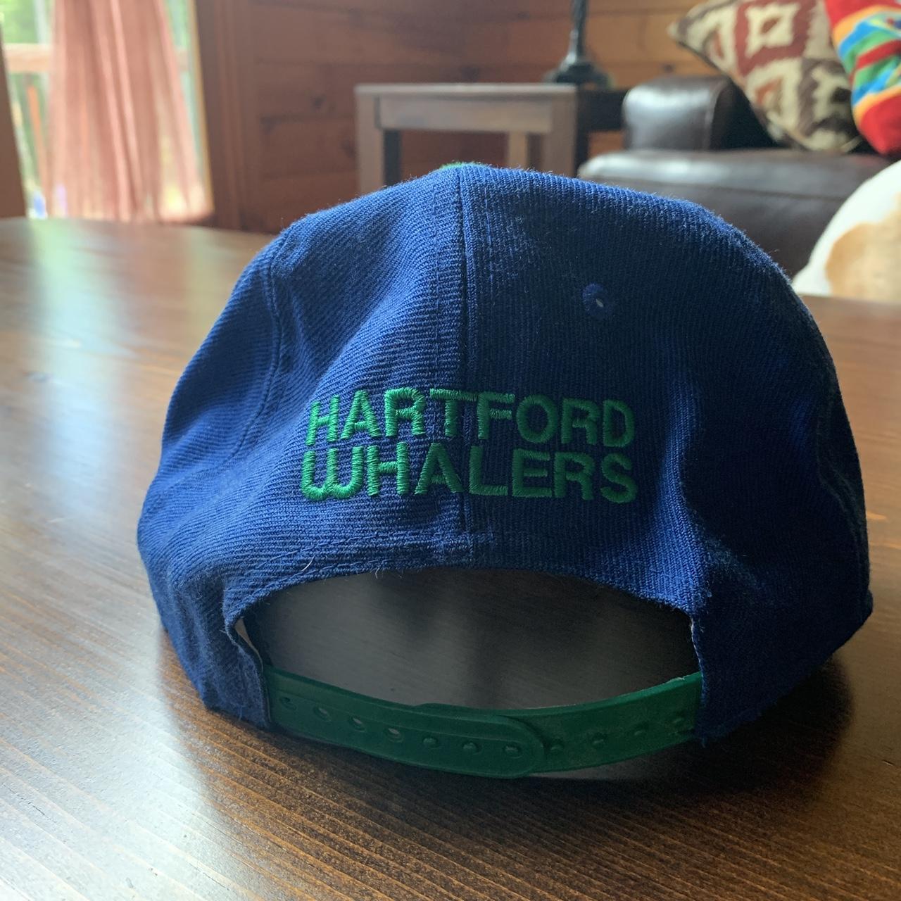 Vintage NHL Hartford Whalers Starter Hat Big Logo on - Depop