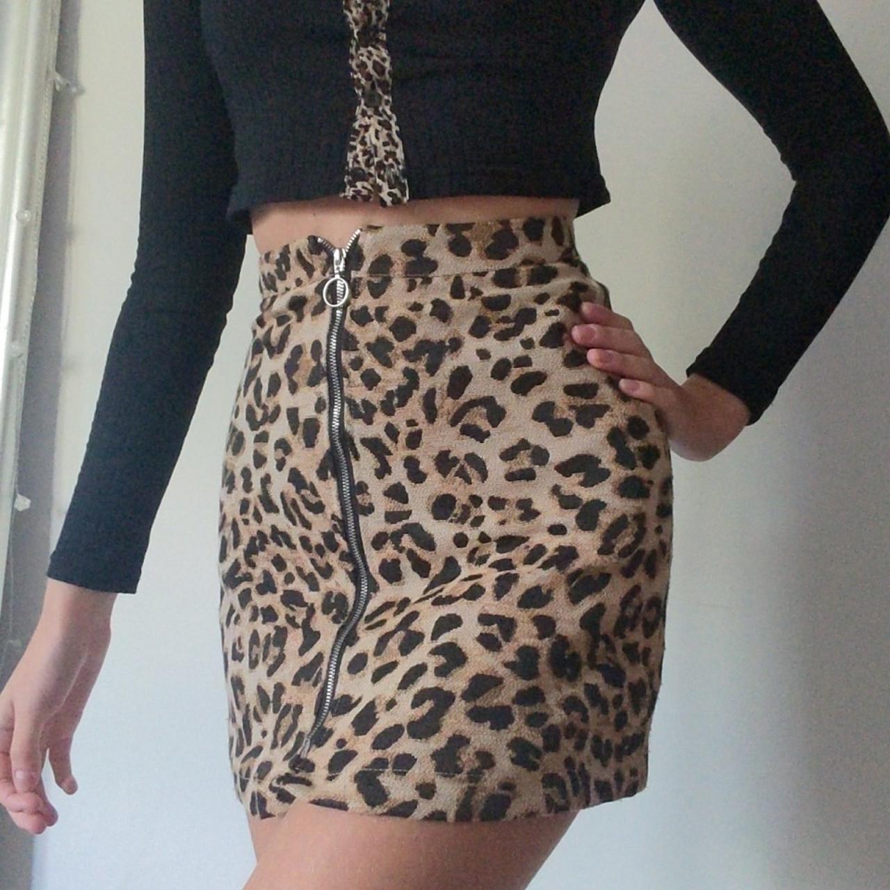 Leopard skirt brandy sale