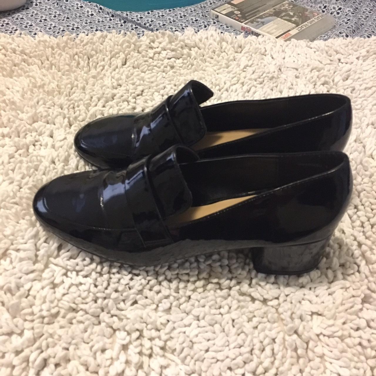 New Look Women's Black Loafers Depop