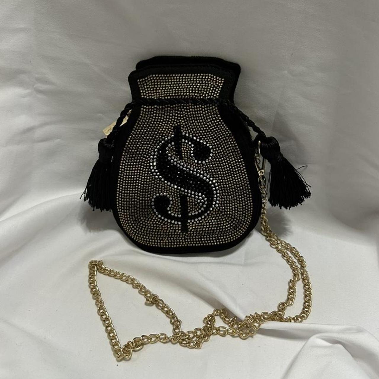 Product Image 3 - Gold and black rhinestone bag.