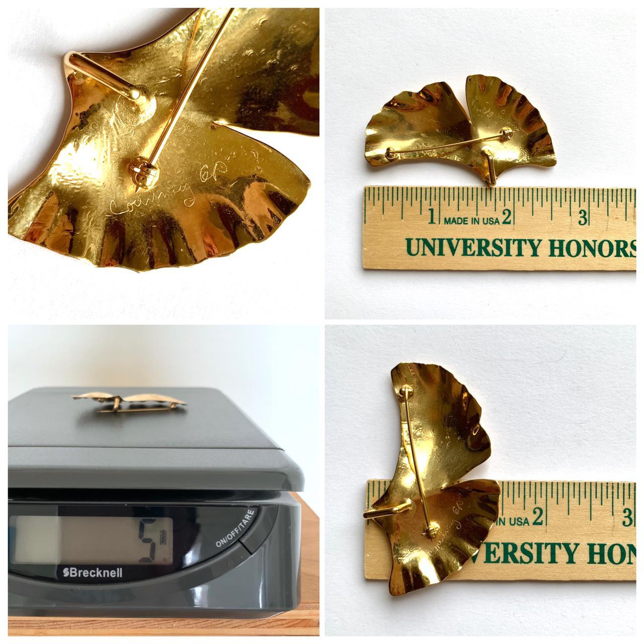 Product Image 4 - Gold plated Ginkgo leaf shaped