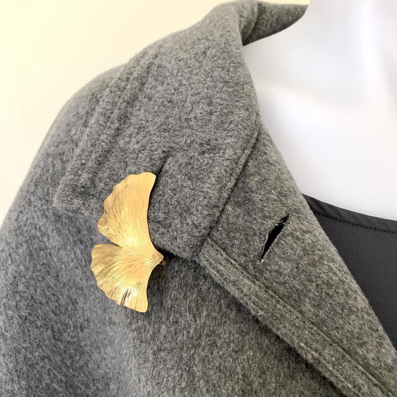 Product Image 3 - Gold plated Ginkgo leaf shaped