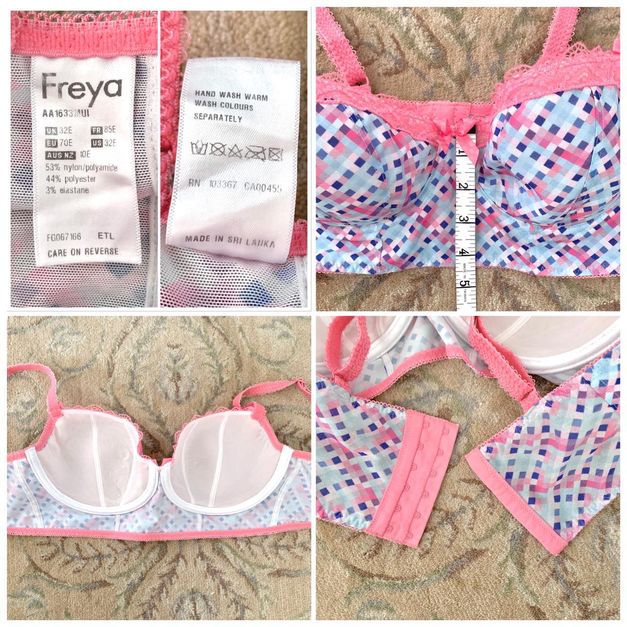 Freya Women's Pink and Blue Bra (4)