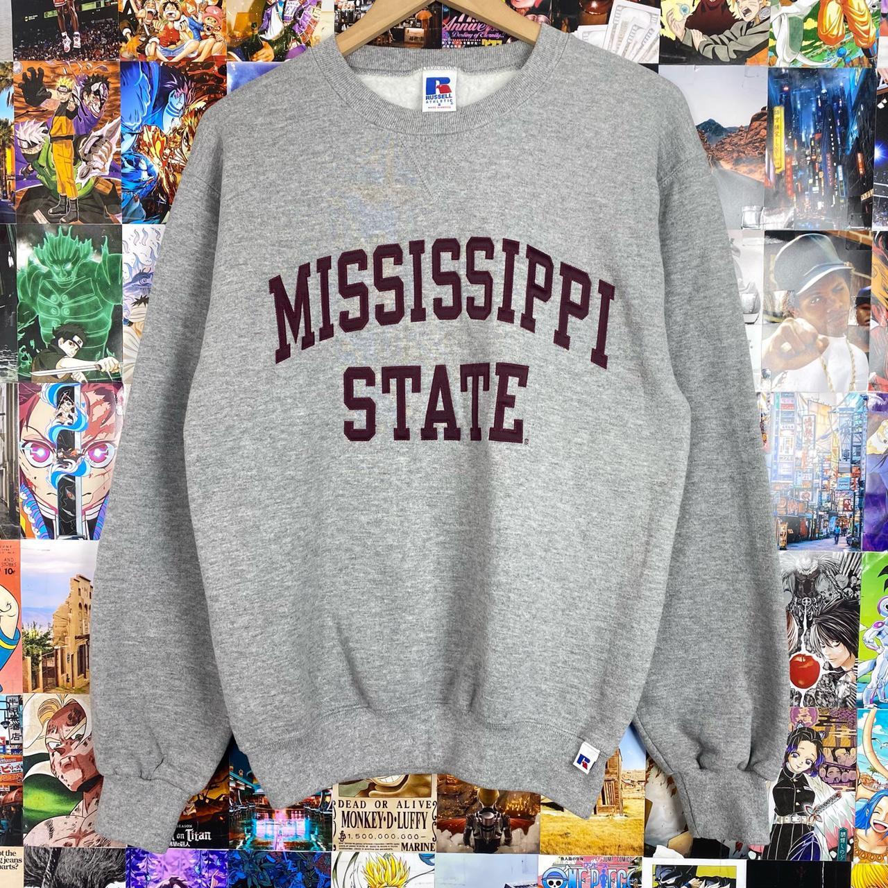 Vintage 90s Mississippi State University Russell... - Depop