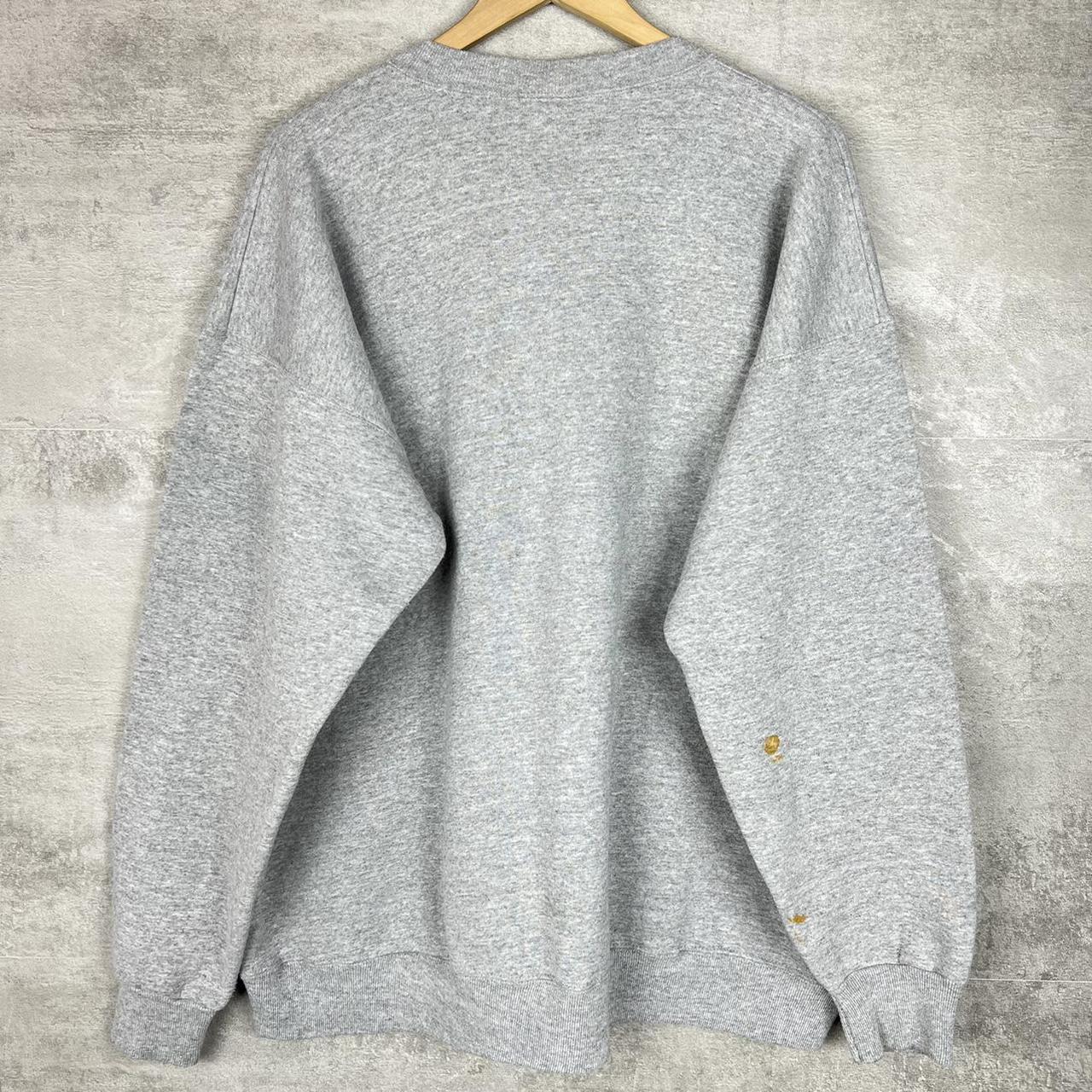 Lee Men's Grey and Orange Sweatshirt (2)