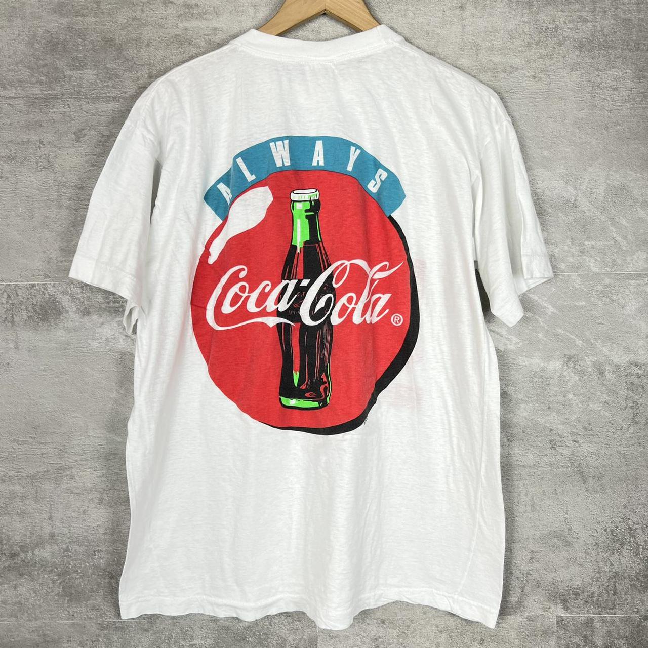 Vintage 90s Coca Cola Coke Logo T Shirt •Great... - Depop