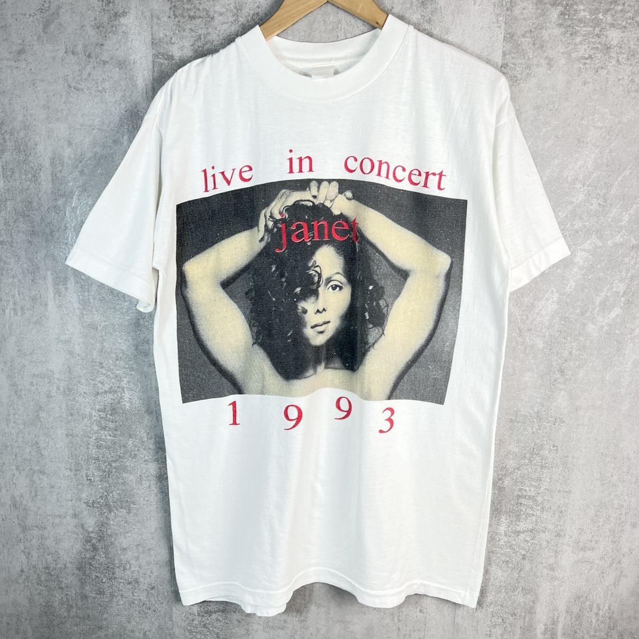 【人気定番定番】90s Janet Jackson ヴィンテージTシャツ L トップス