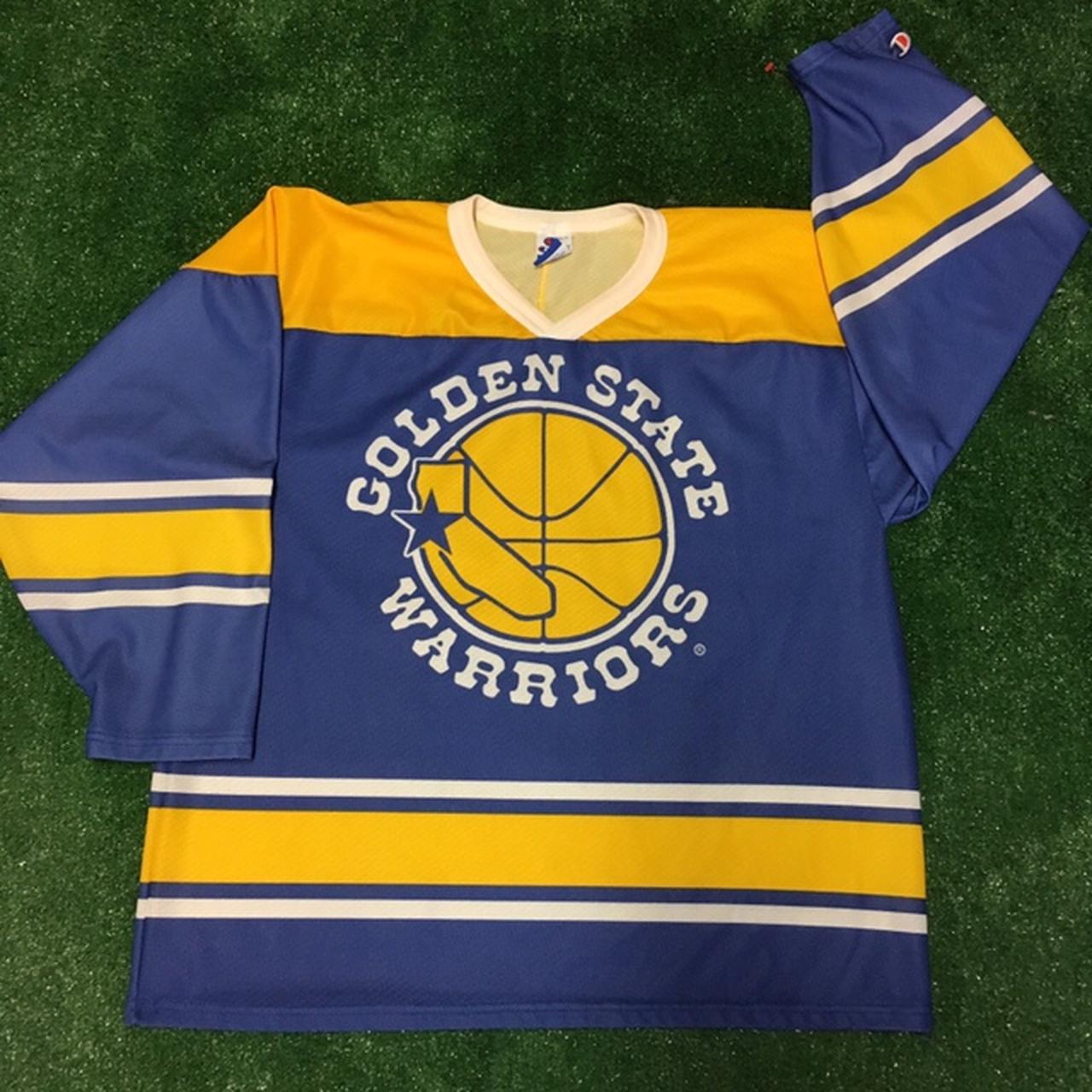 90s Golden State Warriors Champion Hockey Jersey