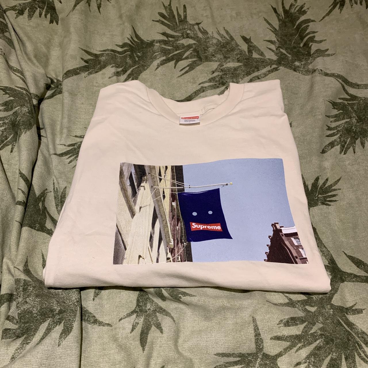 Supreme Banner Tee Natural S www.krzysztofbialy.com