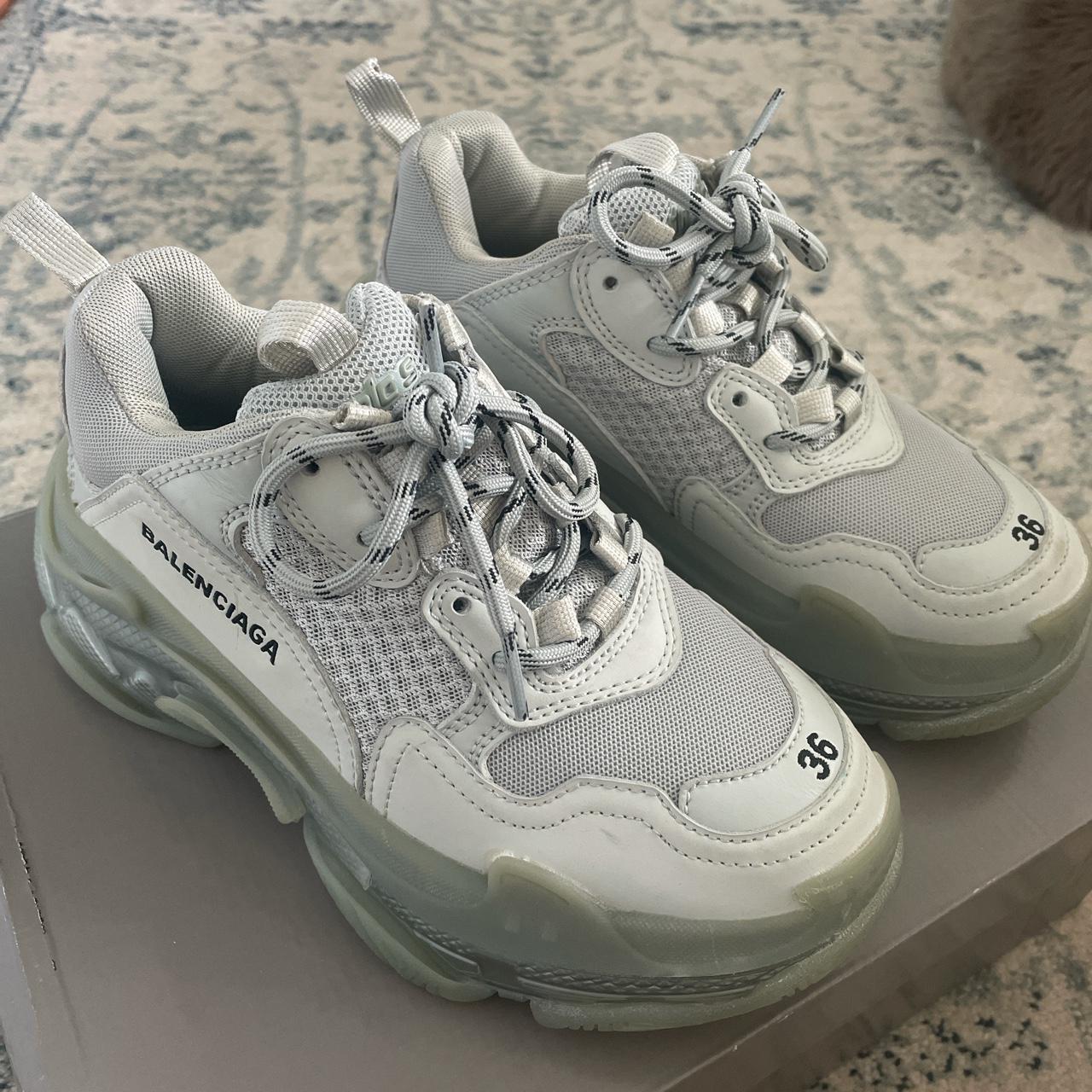 depop balenciaga trainers